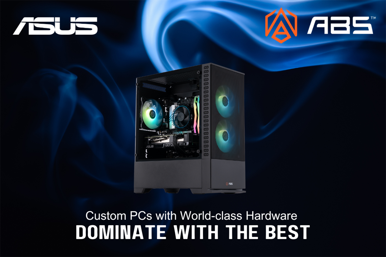 ABS Cyclone Aqua Gaming PC Powered by Asus – Windows 11 - Intel i7 13700F –  GeForce RTX 4070– DLSS 3 - AI-Powered Performance - 32GB DDR5 6000MHz - 